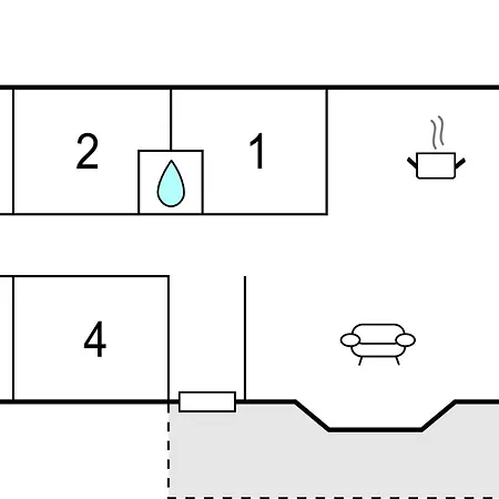 Stunning In With Wifi Holiday home Grasten